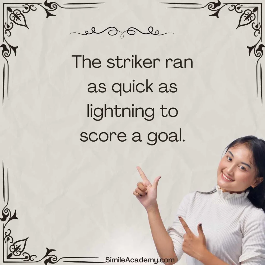 As quick as lightning