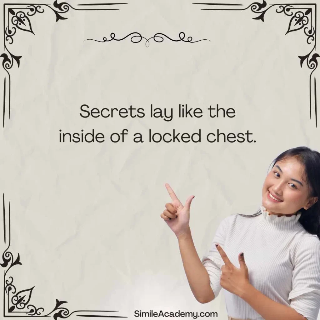 Like the inside of a locked chest