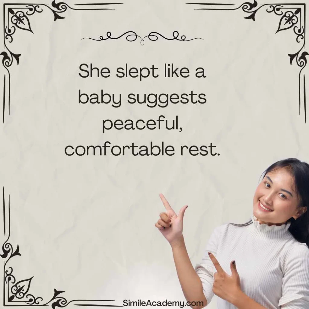 What Are Similes for Sleeping