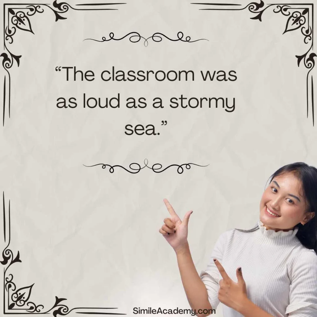 What Is a Simile for Ocean