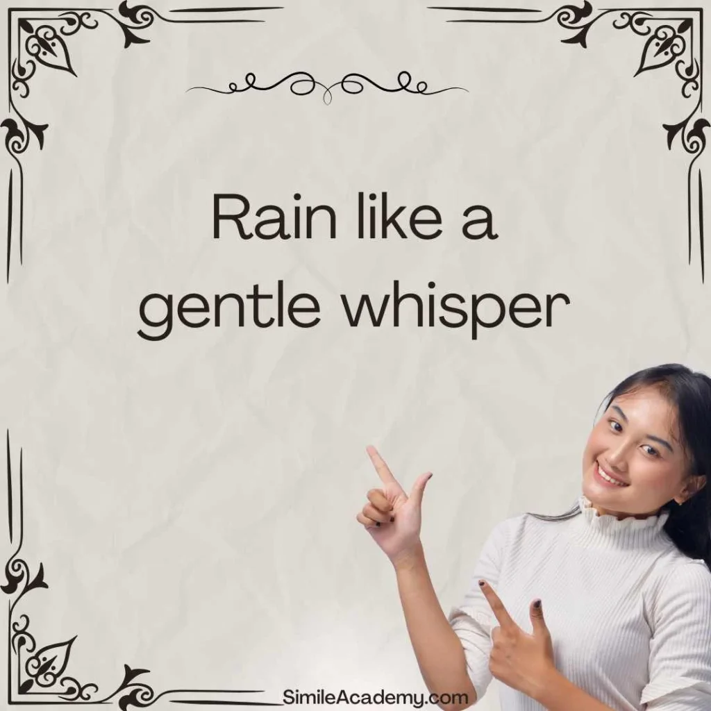 25 Creative Similes for Rain