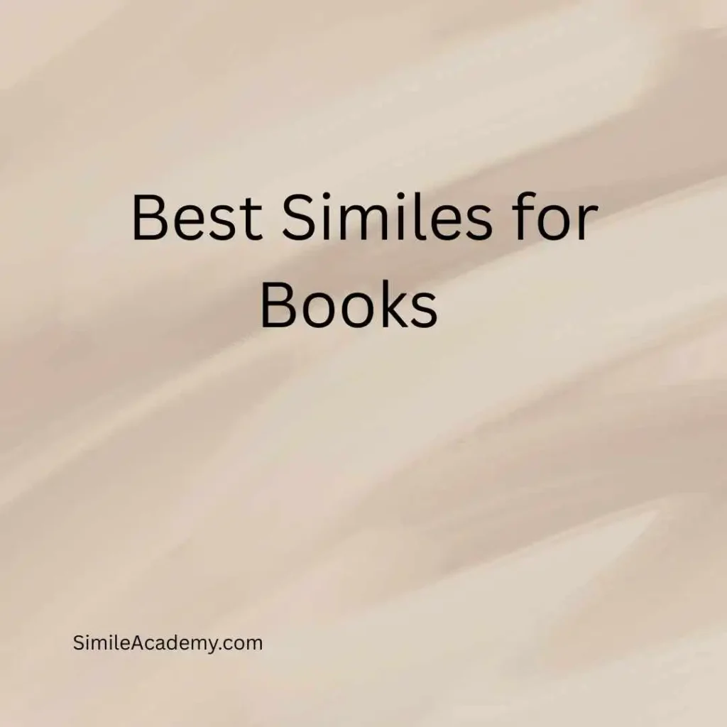 Best Similes for Books  