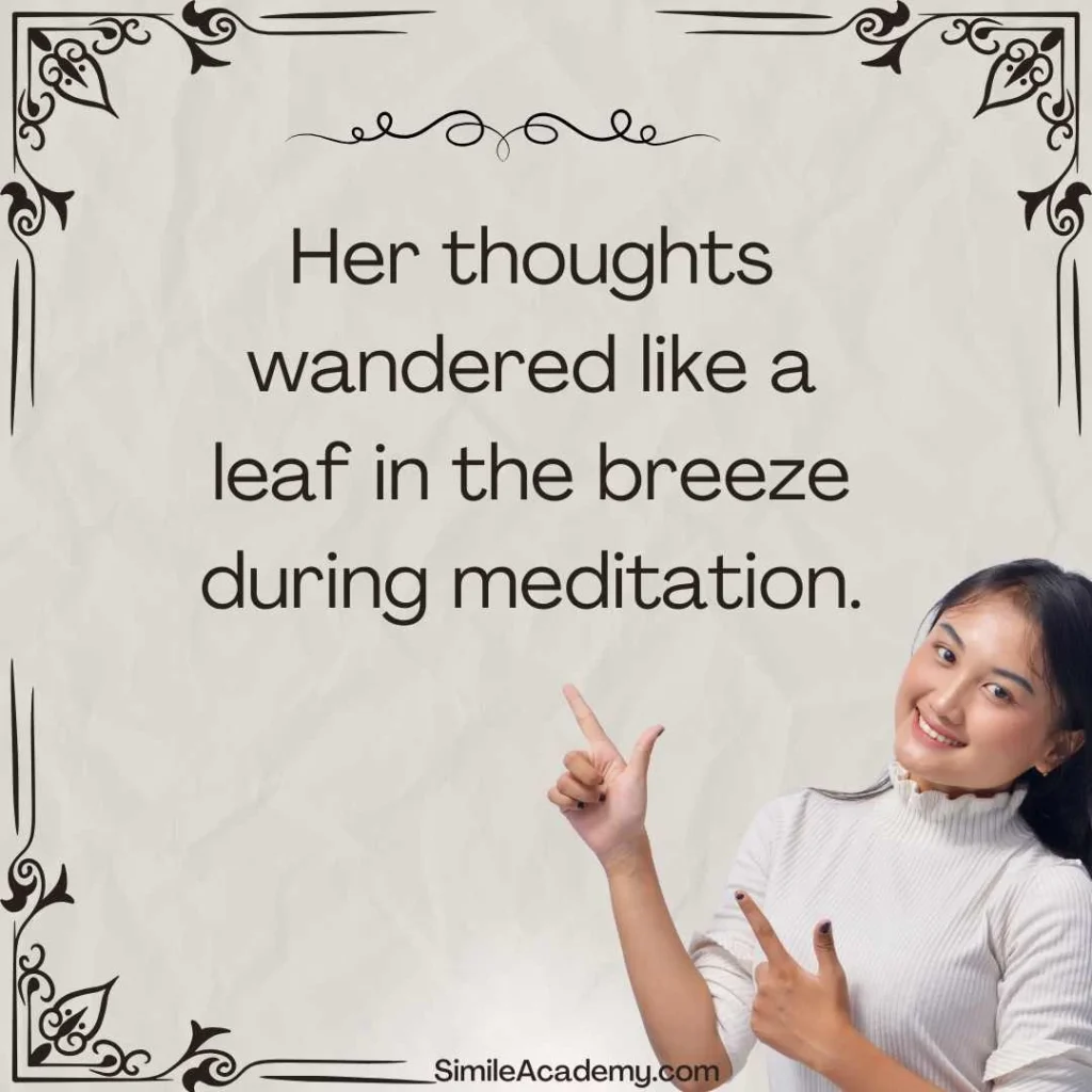 Like a leaf in the breeze