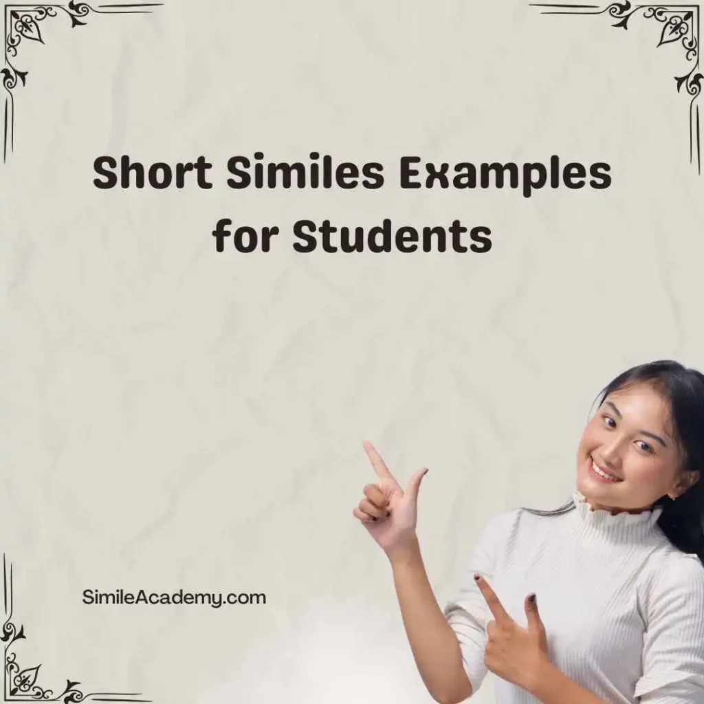 Short Similes Examples for Students