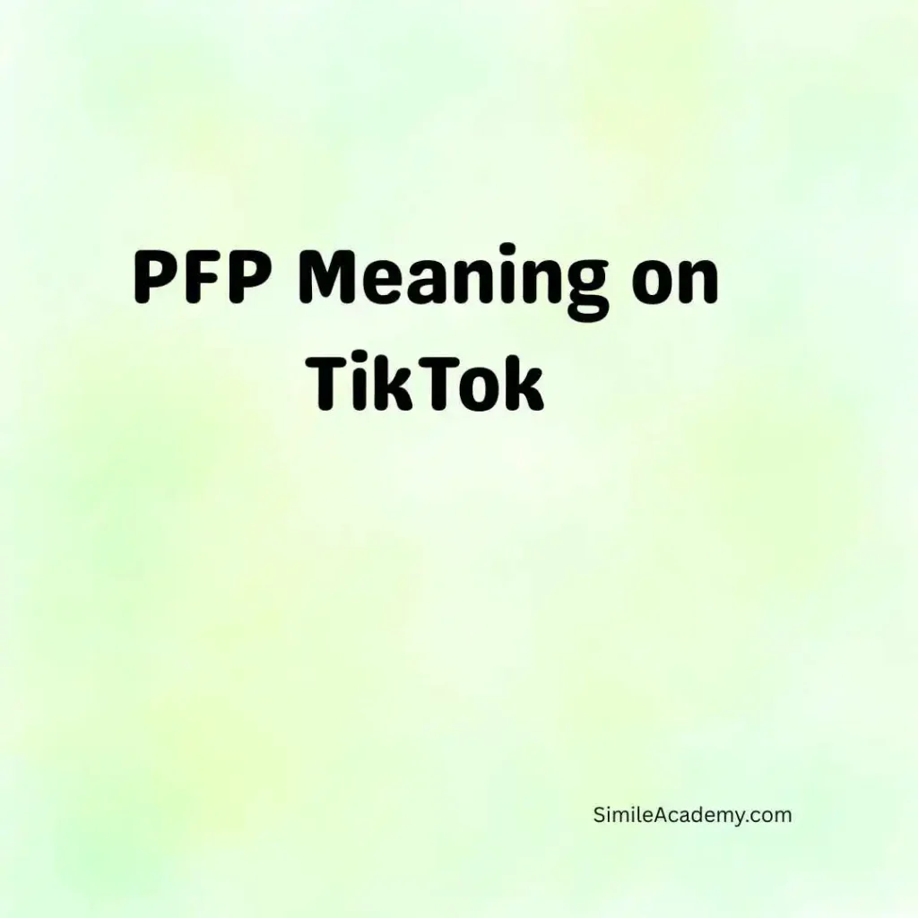 PFP Meaning on TikTok