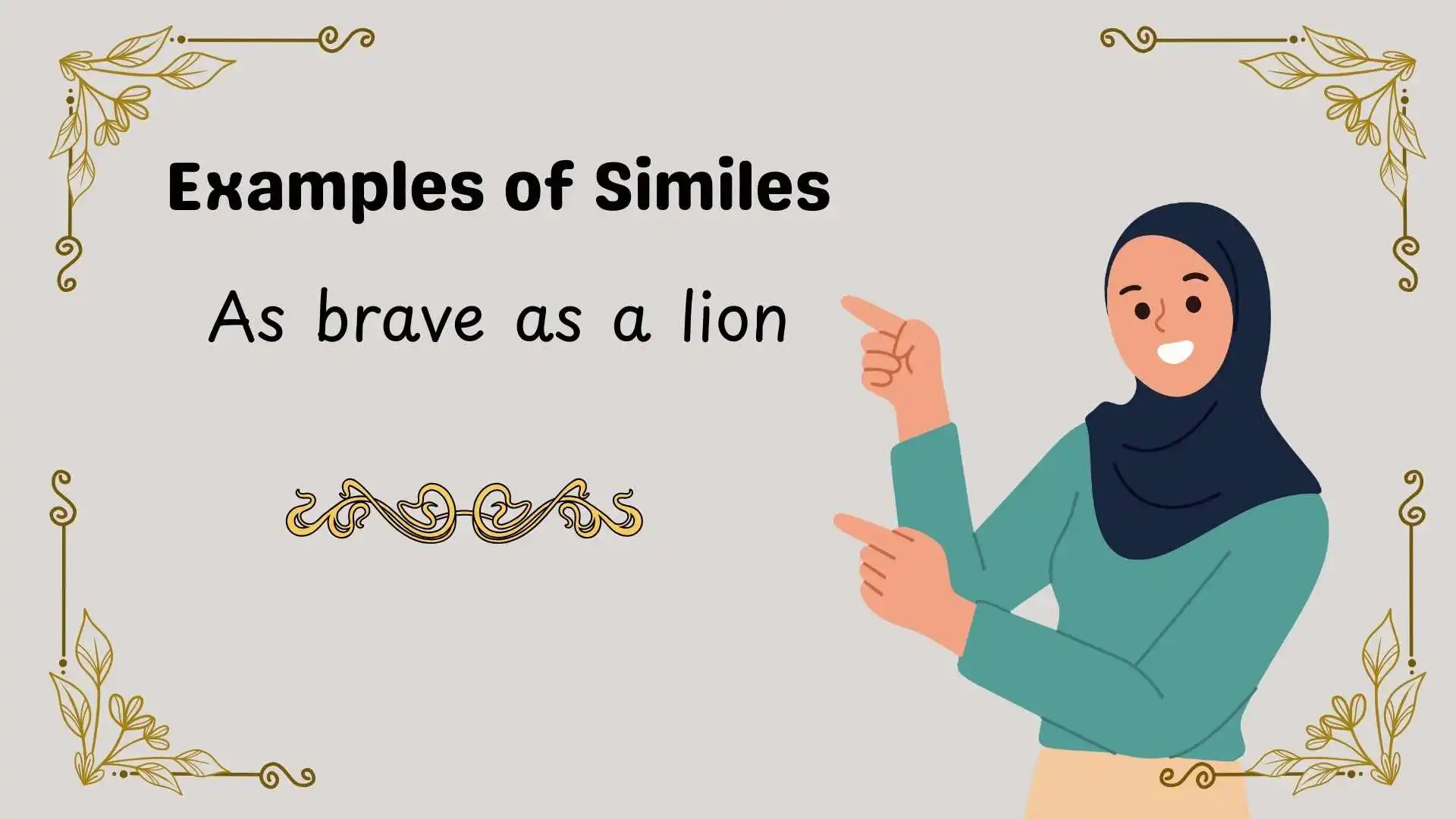 Examples of Similes