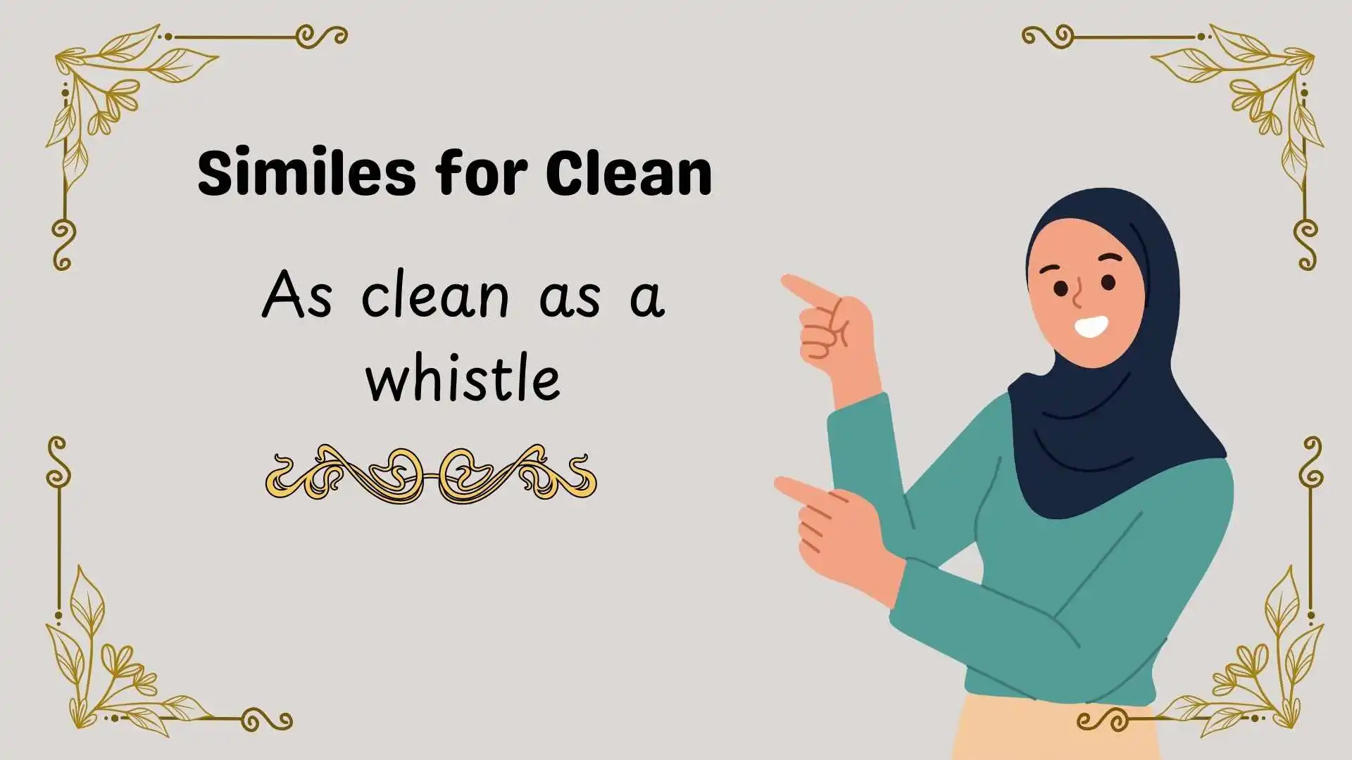 Similes for Clean