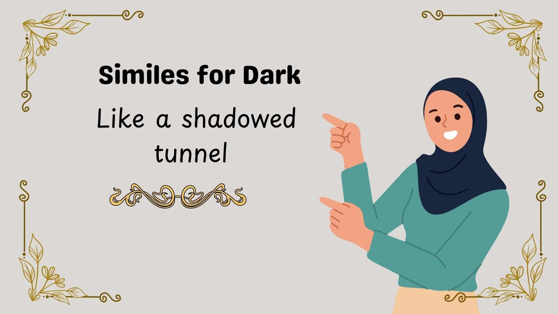 Similes for Dark