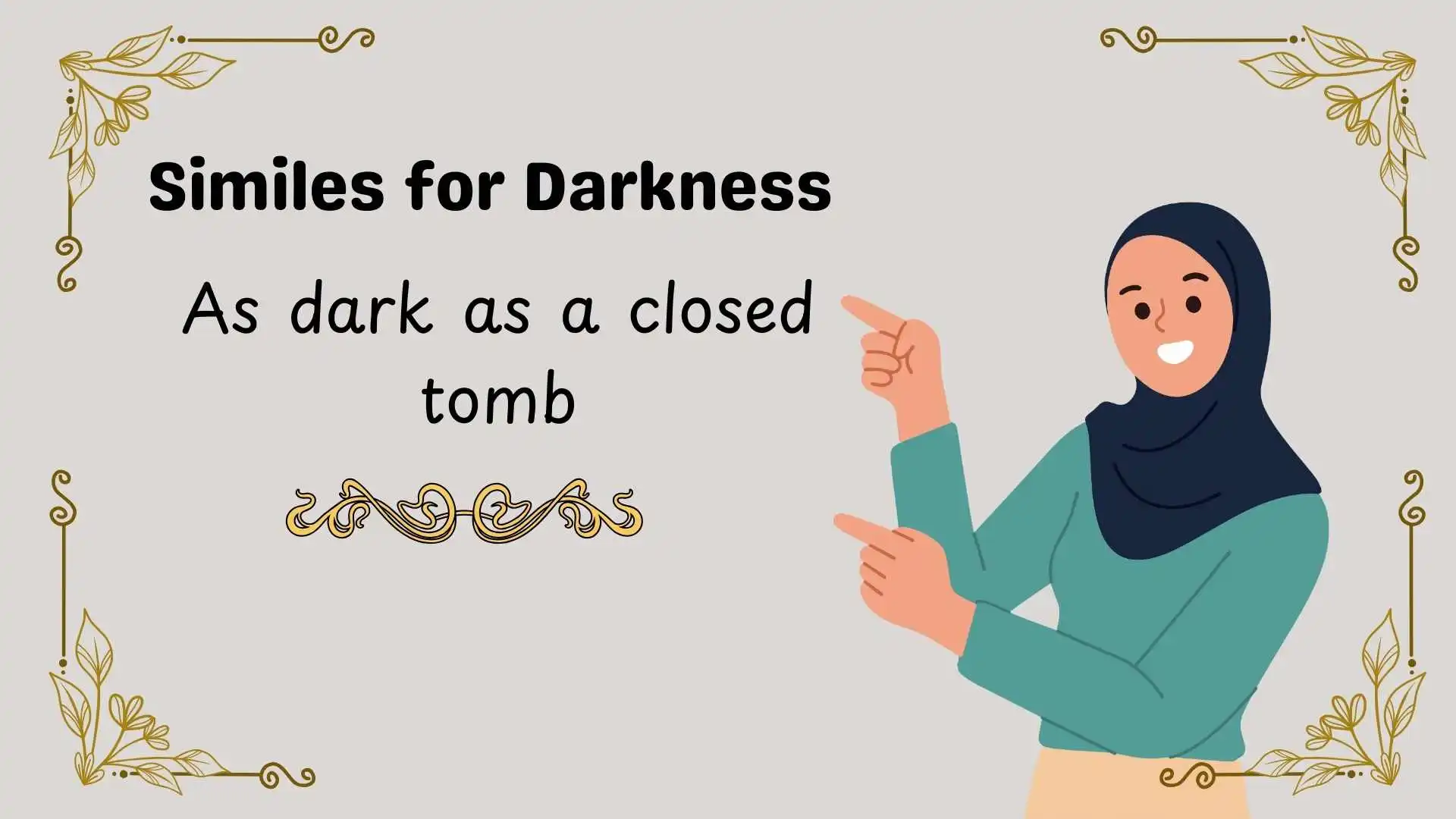 Similes for Darkness