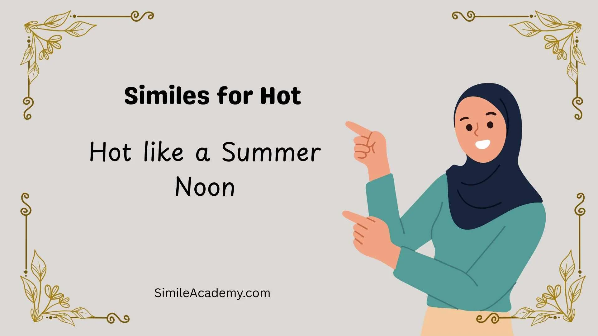 Similes for Hot