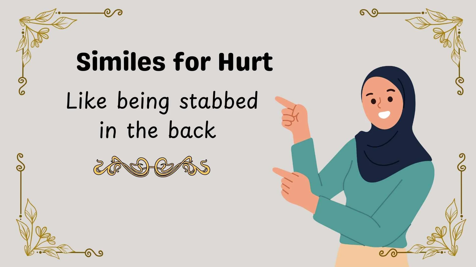 Similes for Hurt
