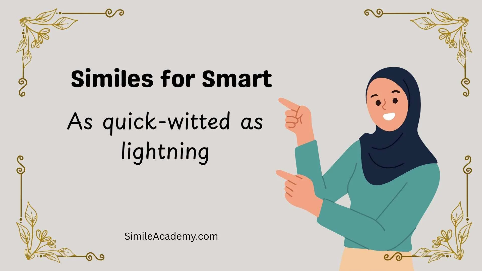 Similes for Smart