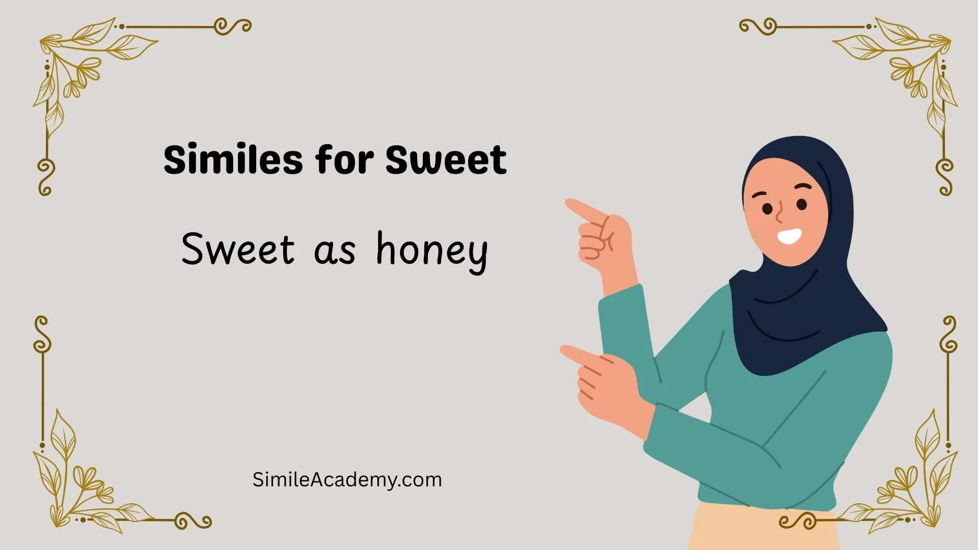Similes for Sweet