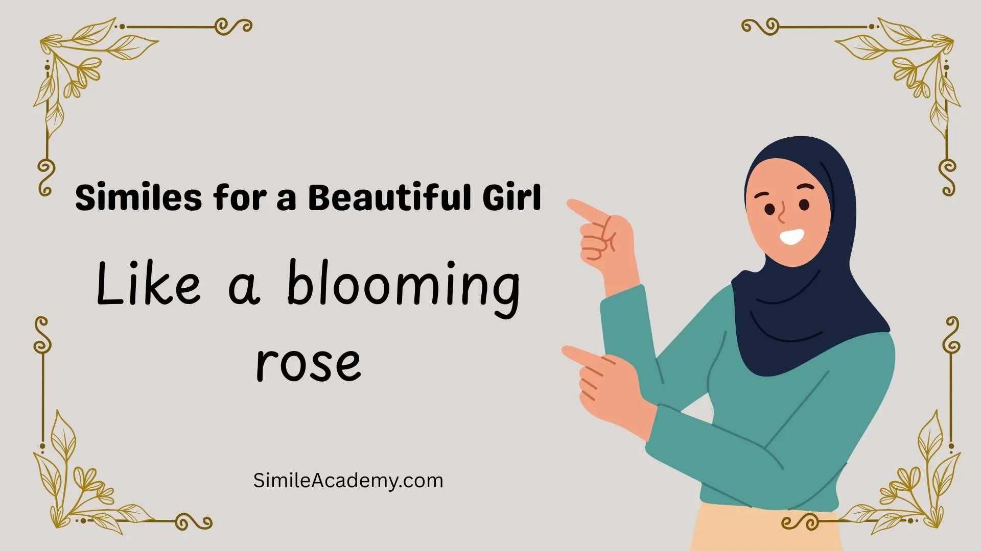 Similes for a Beautiful Girl