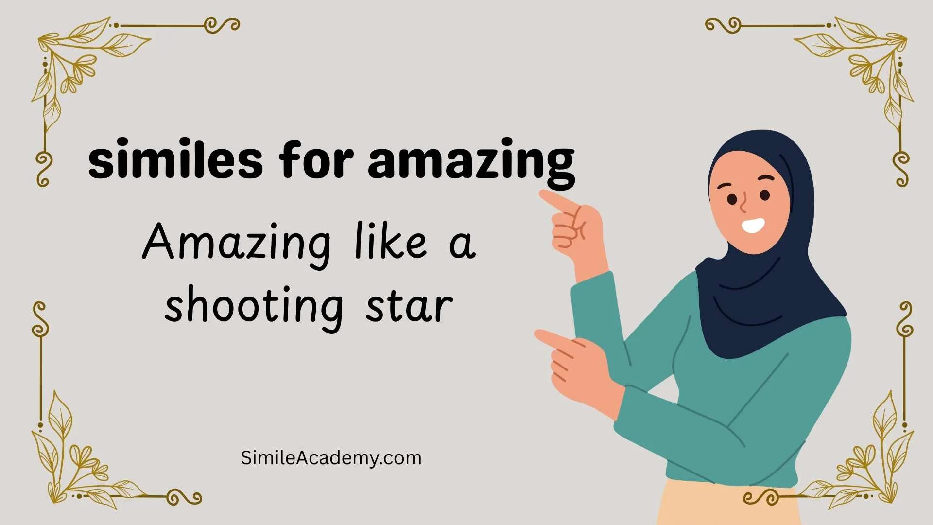 similes for amazing