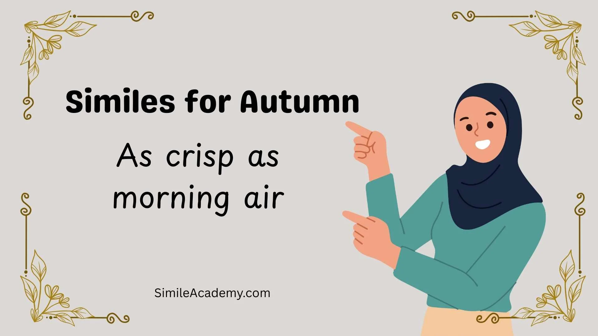 Similes for Autumn
