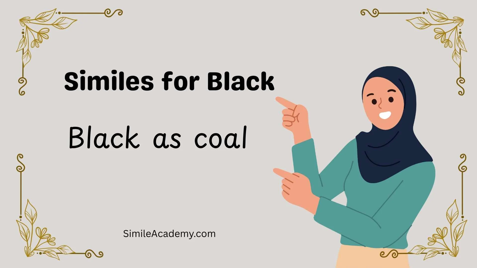 Similes for Black