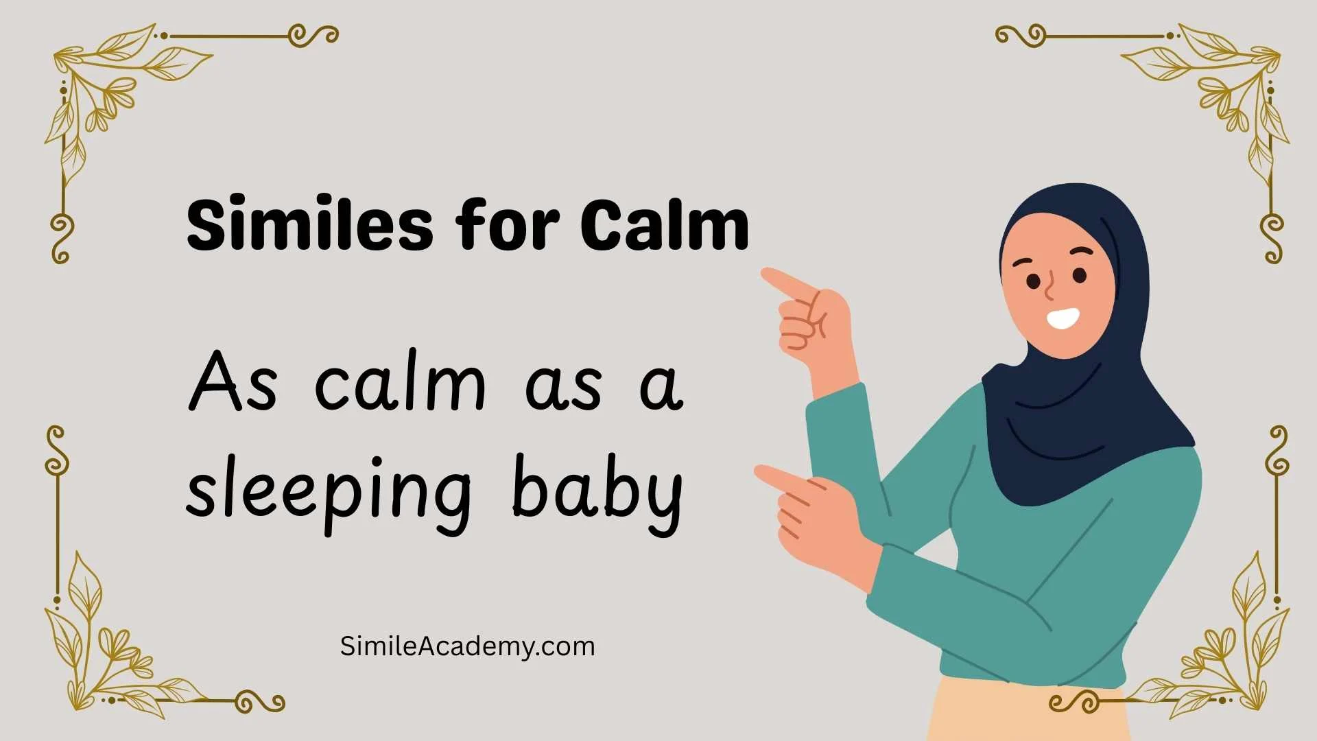 Similes for Calm