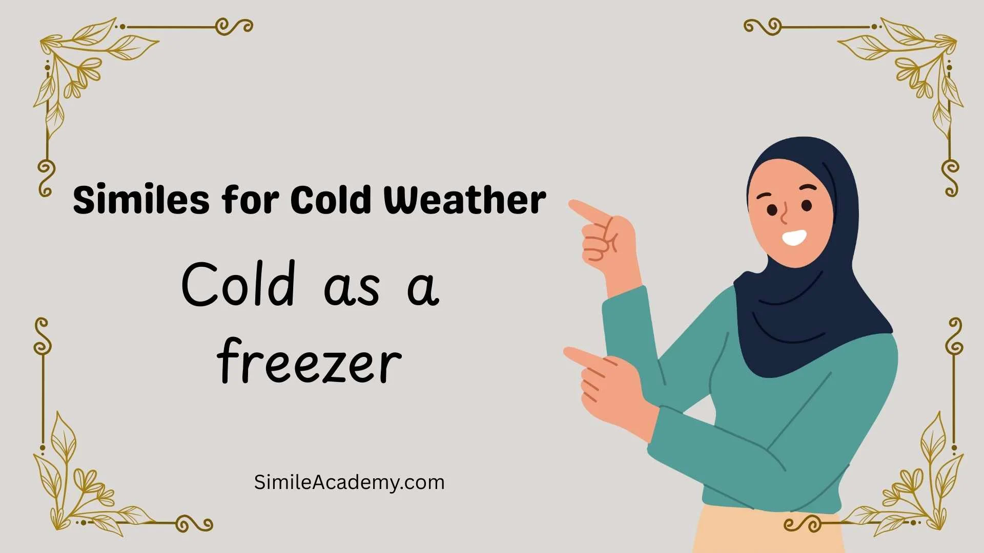 Similes for Cold Weather