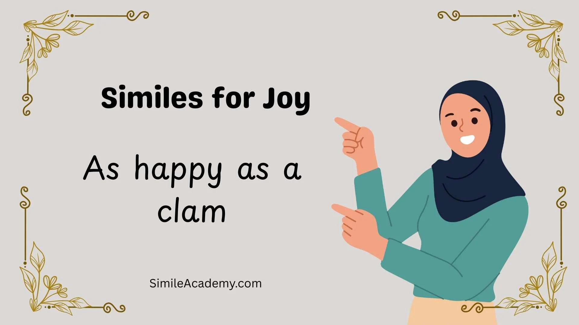 Similes for Joy