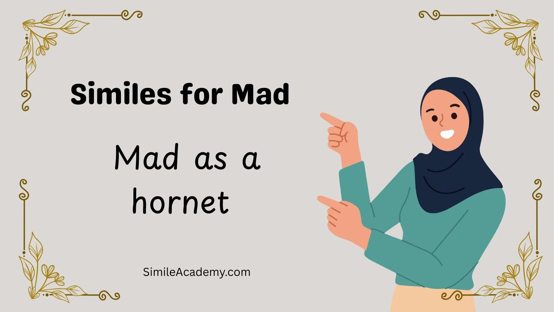 Similes for Mad