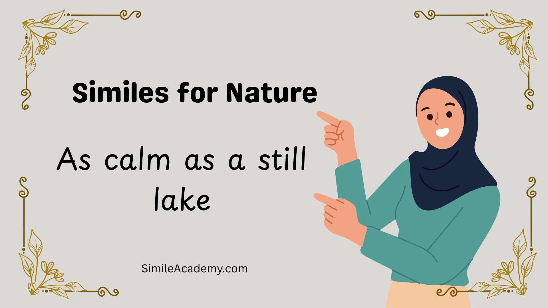 Similes for Nature