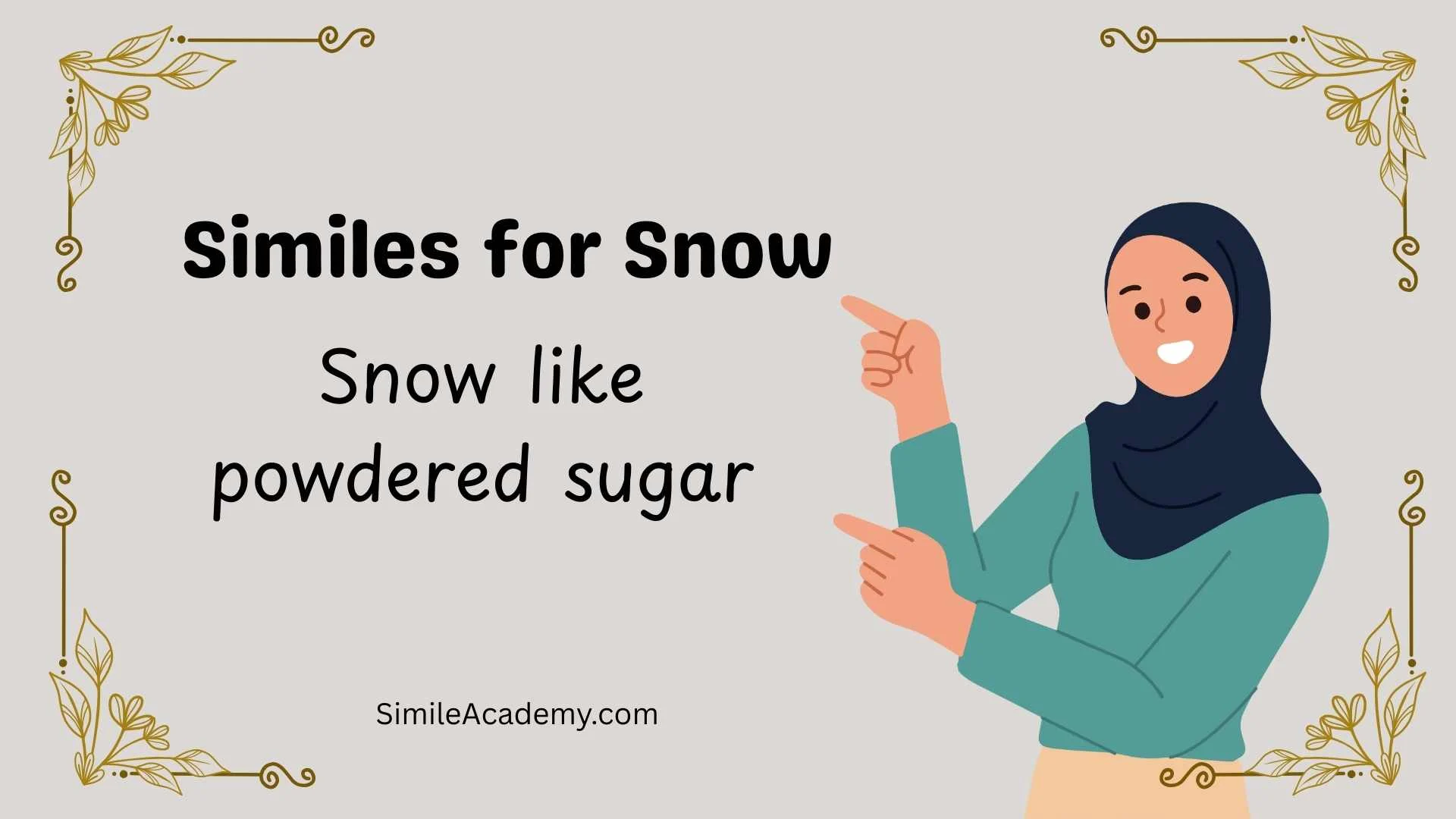 Similes for Snow 