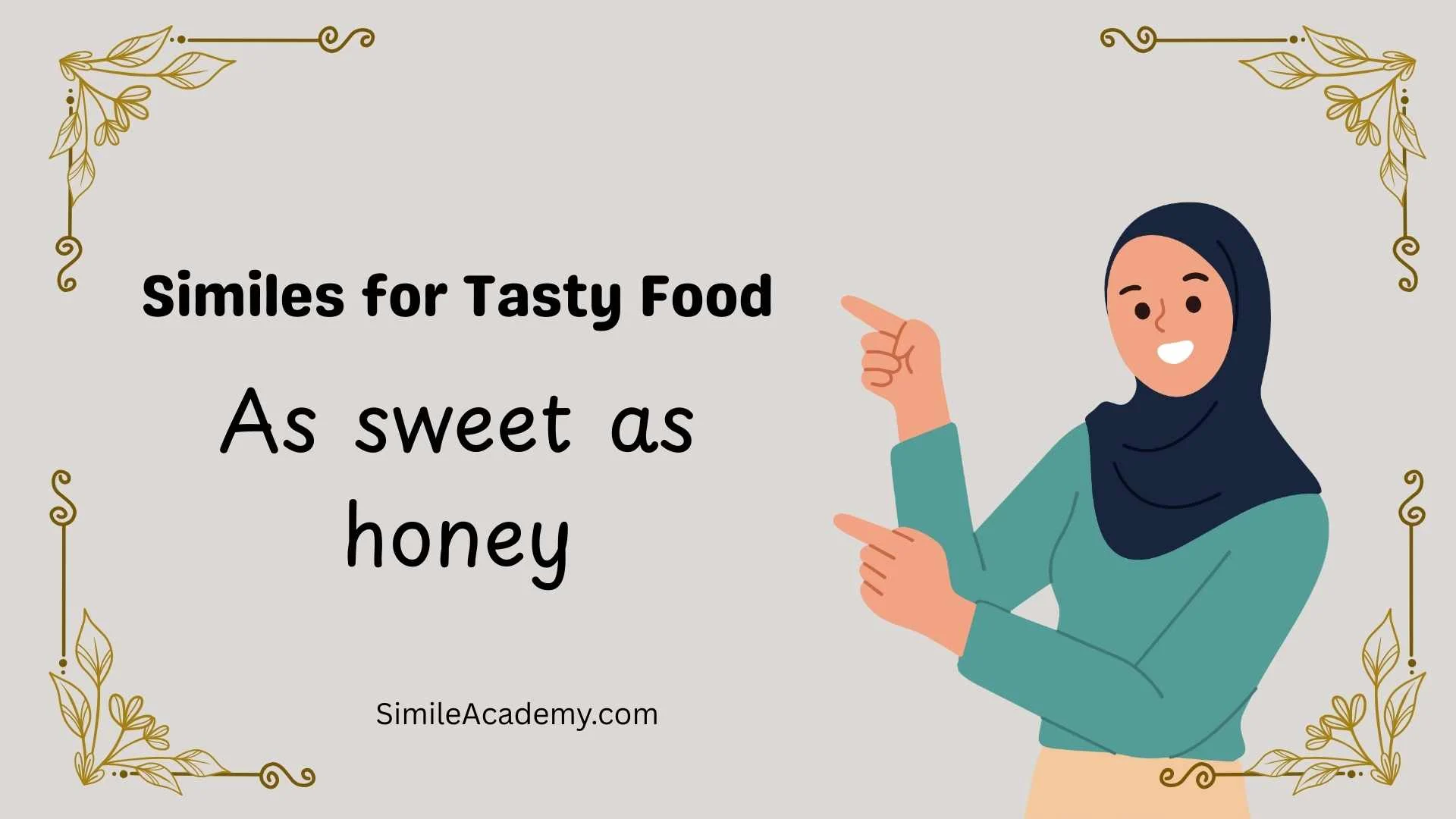 Similes for Tasty Food