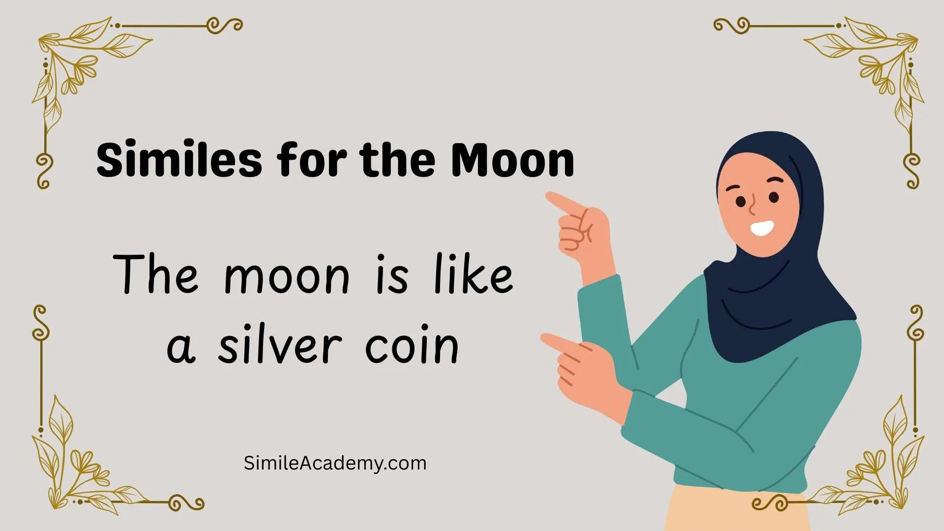 Similes for the Moon