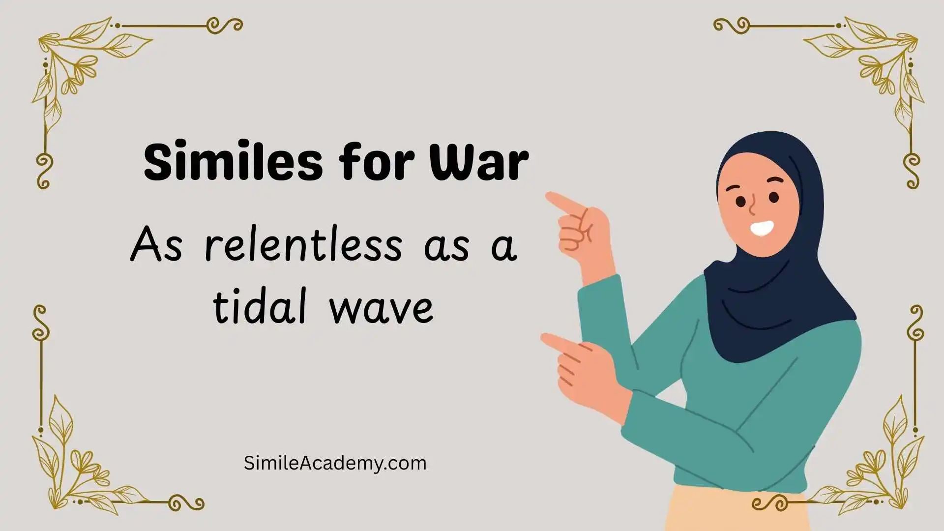 Similes for War