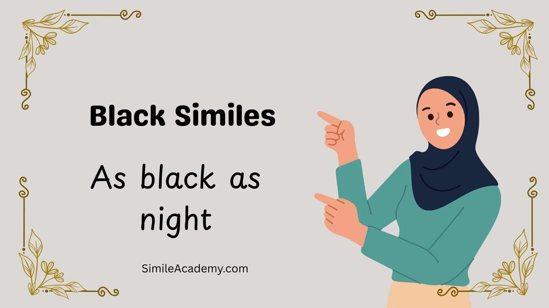 Black Similes 