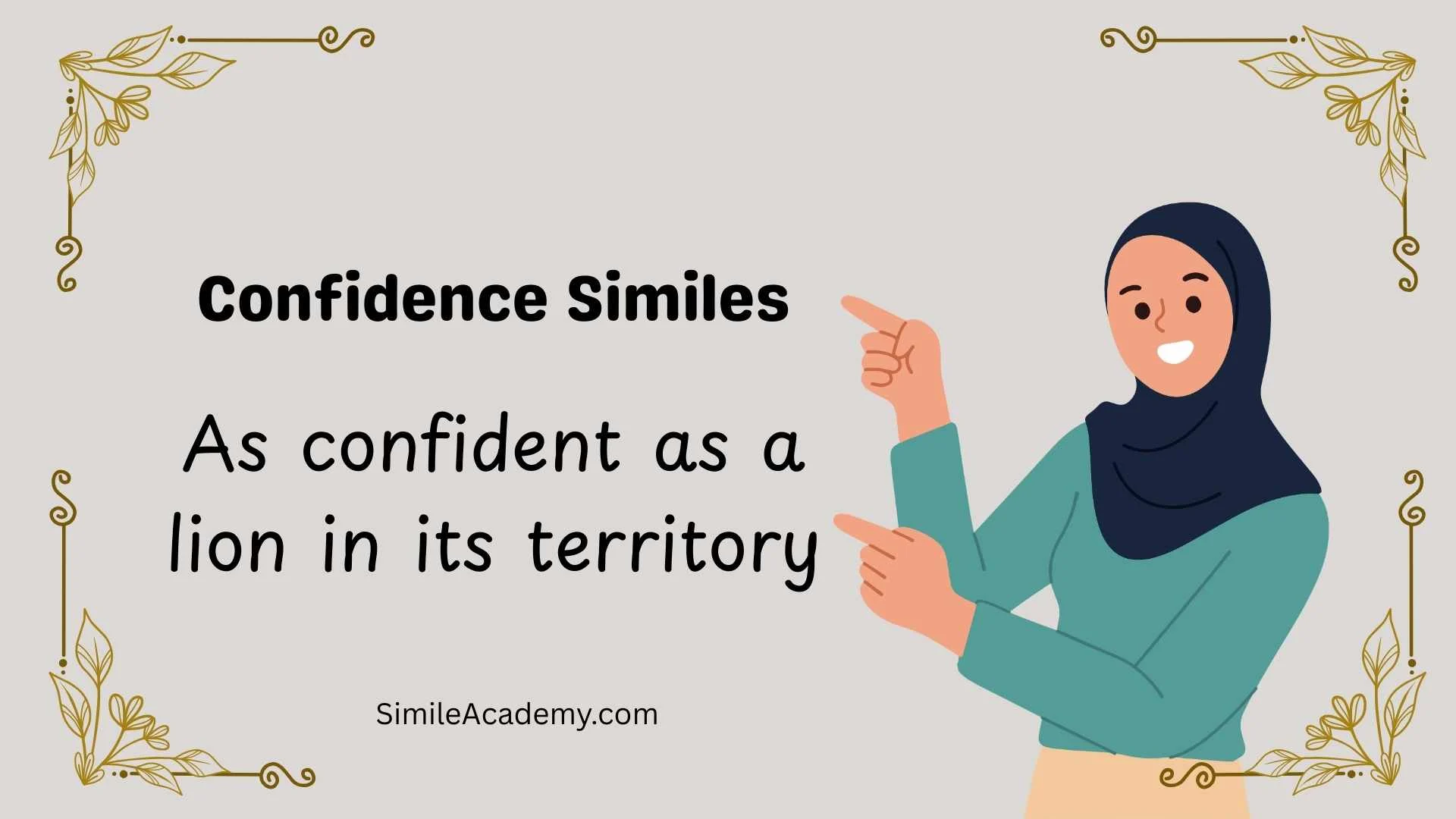 Confidence Similes