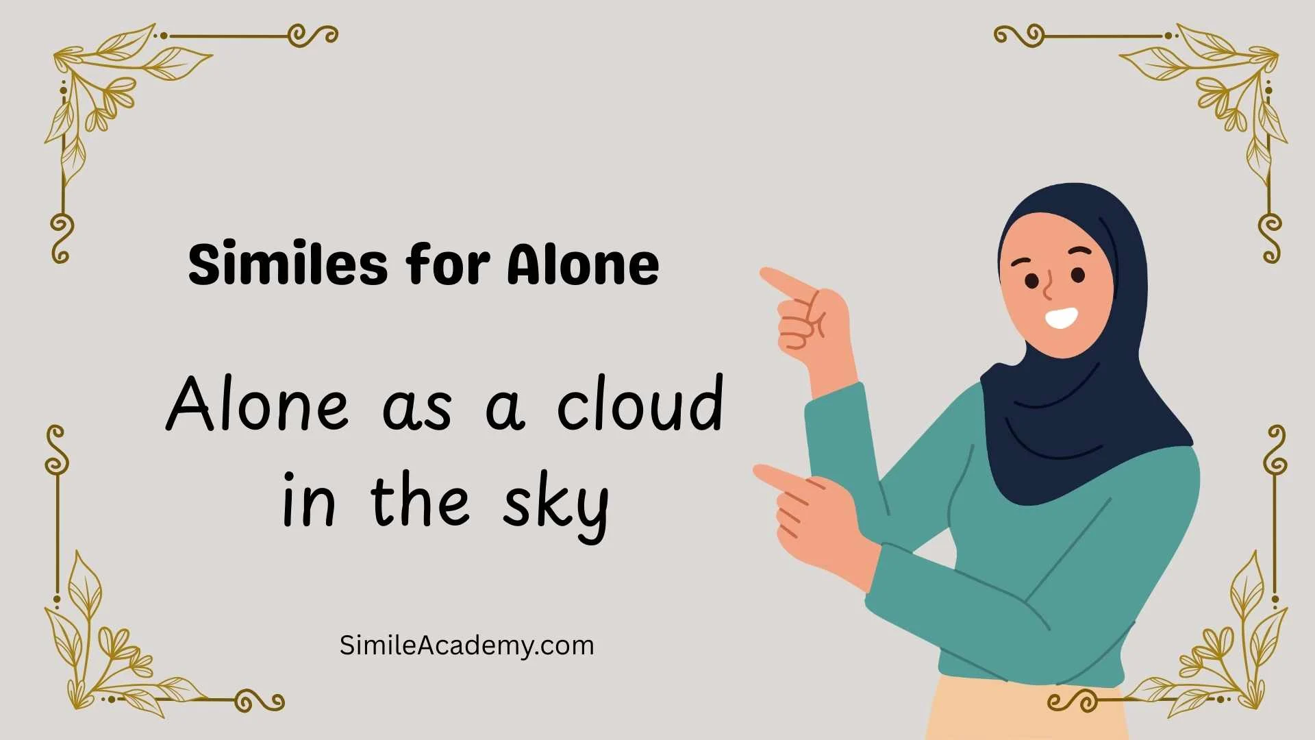 Similes for Alone