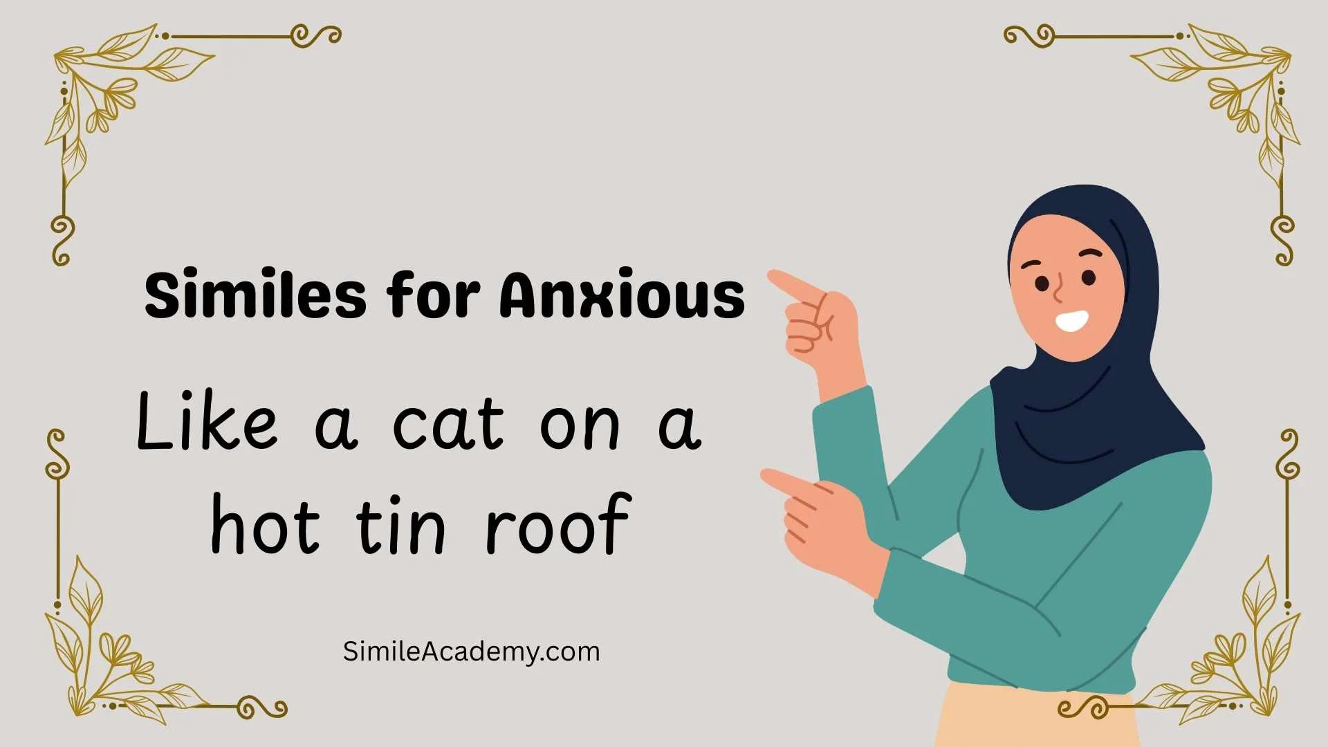 Similes for Anxious