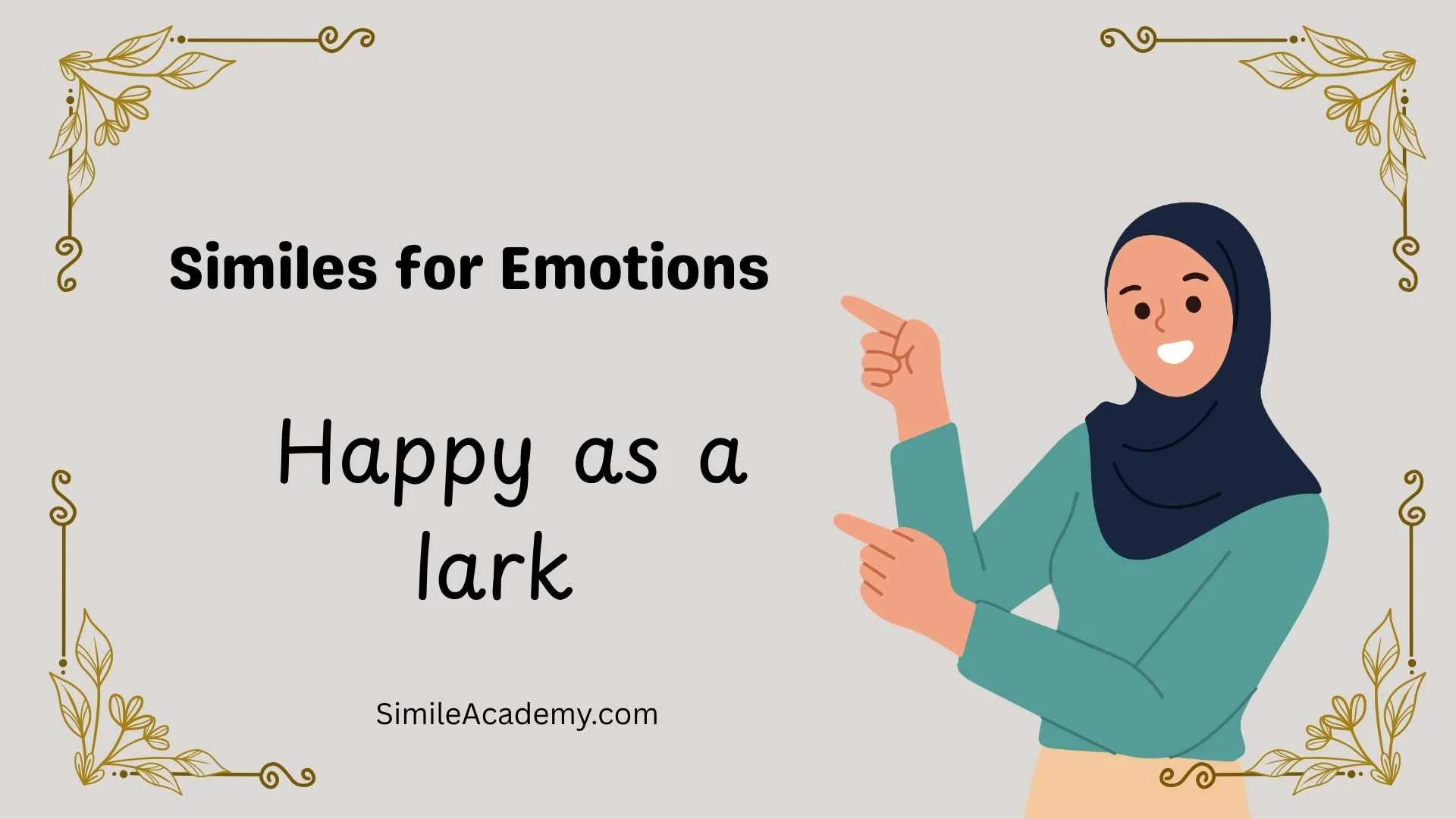 Similes for Emotions