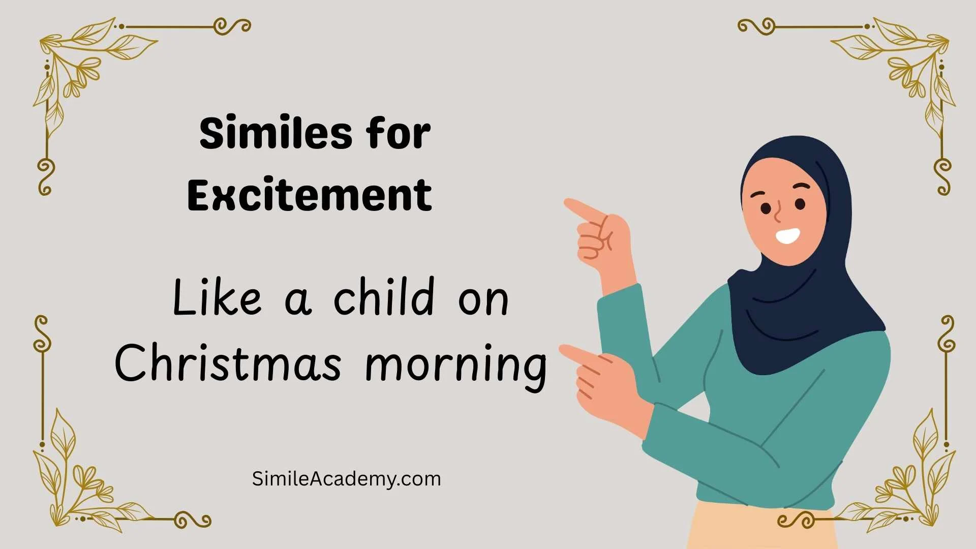 Similes for Excitement 