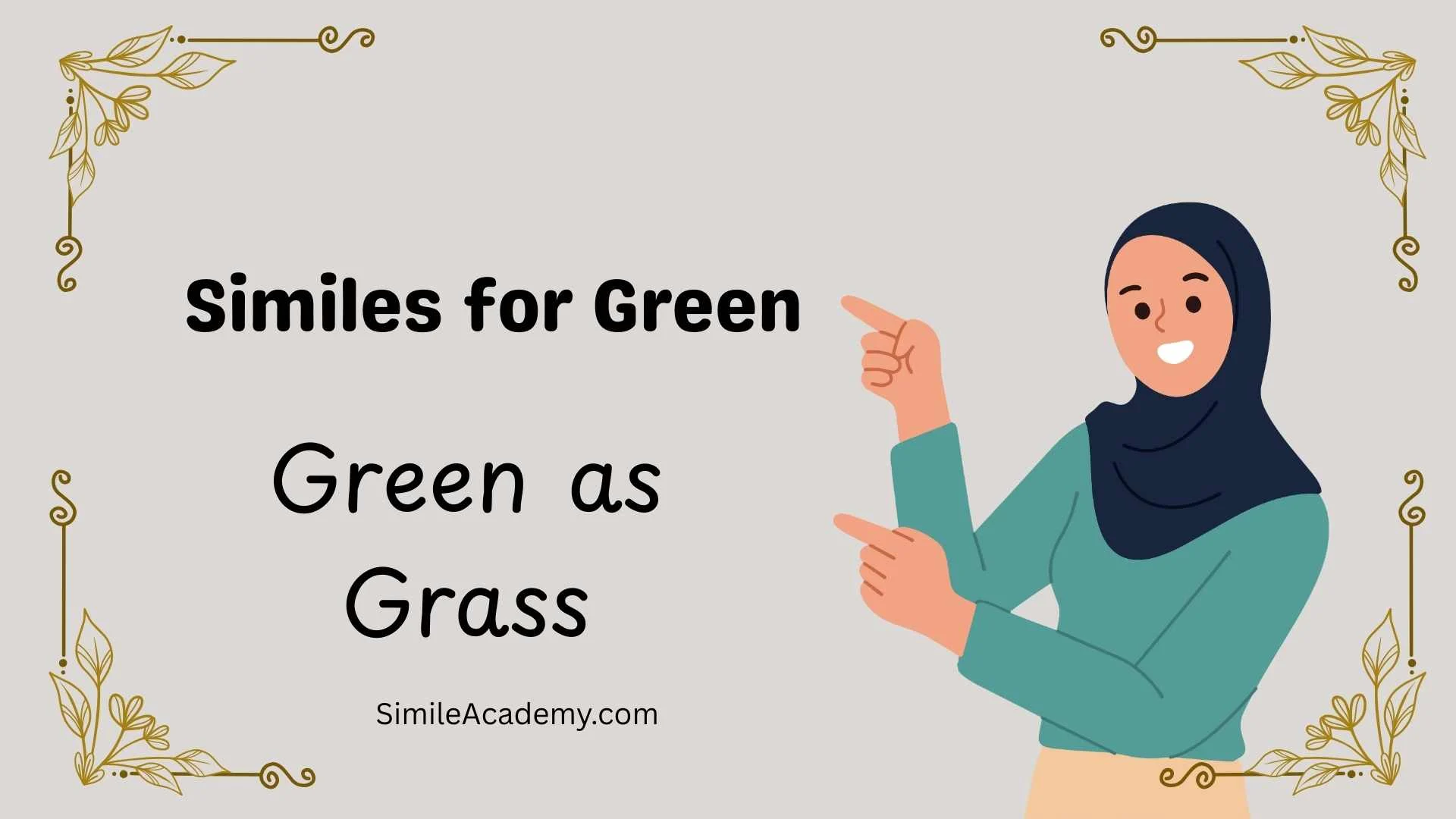 Similes for Green 