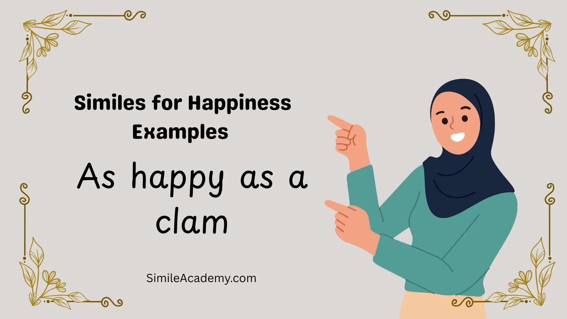 Similes for Happiness Examples 