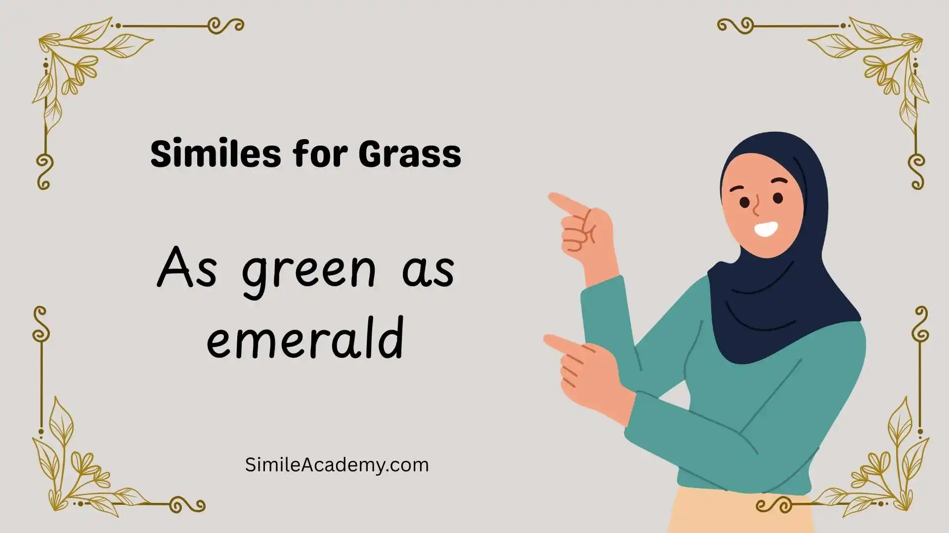 Similes for Grass