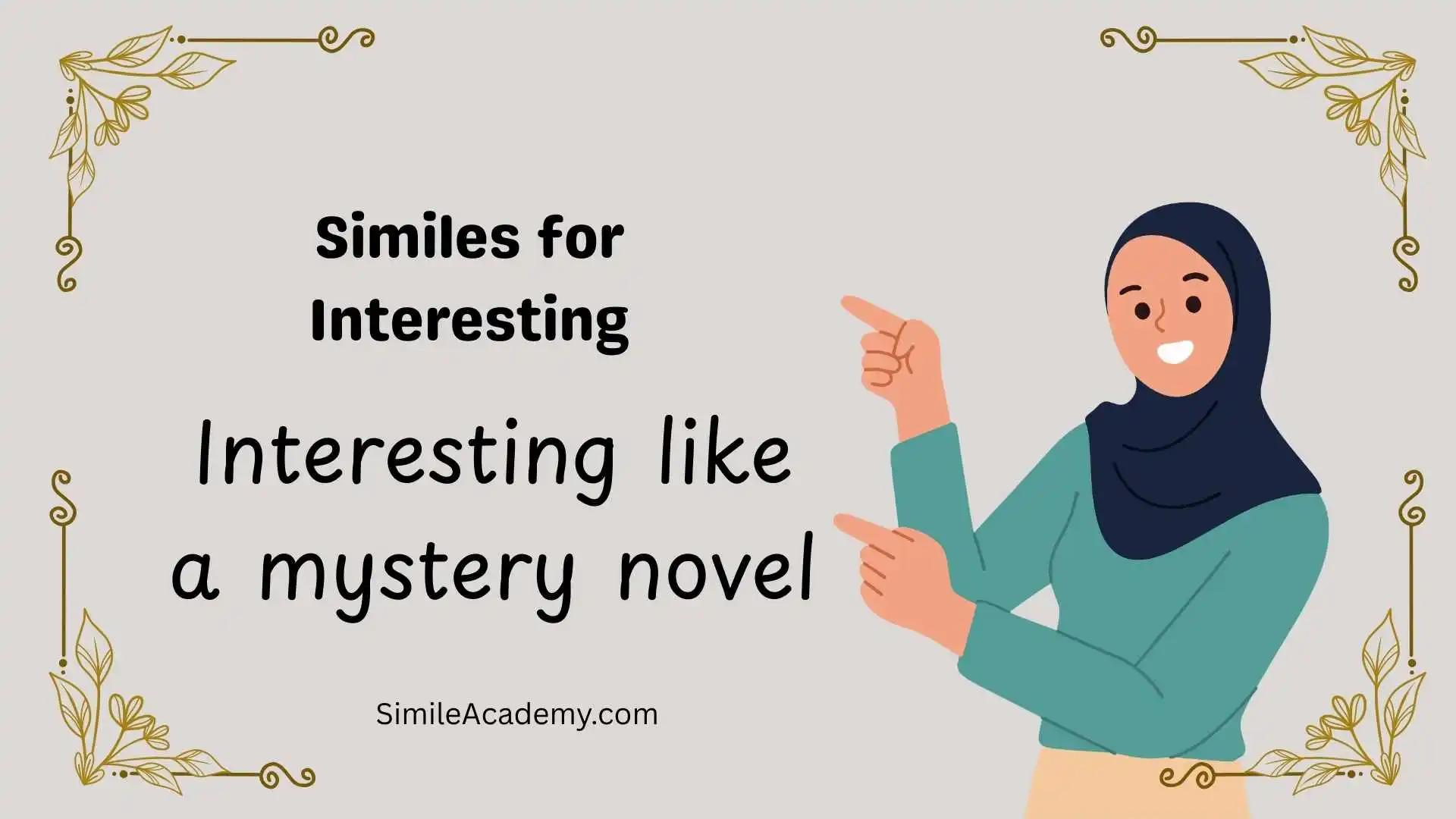Similes for Interesting