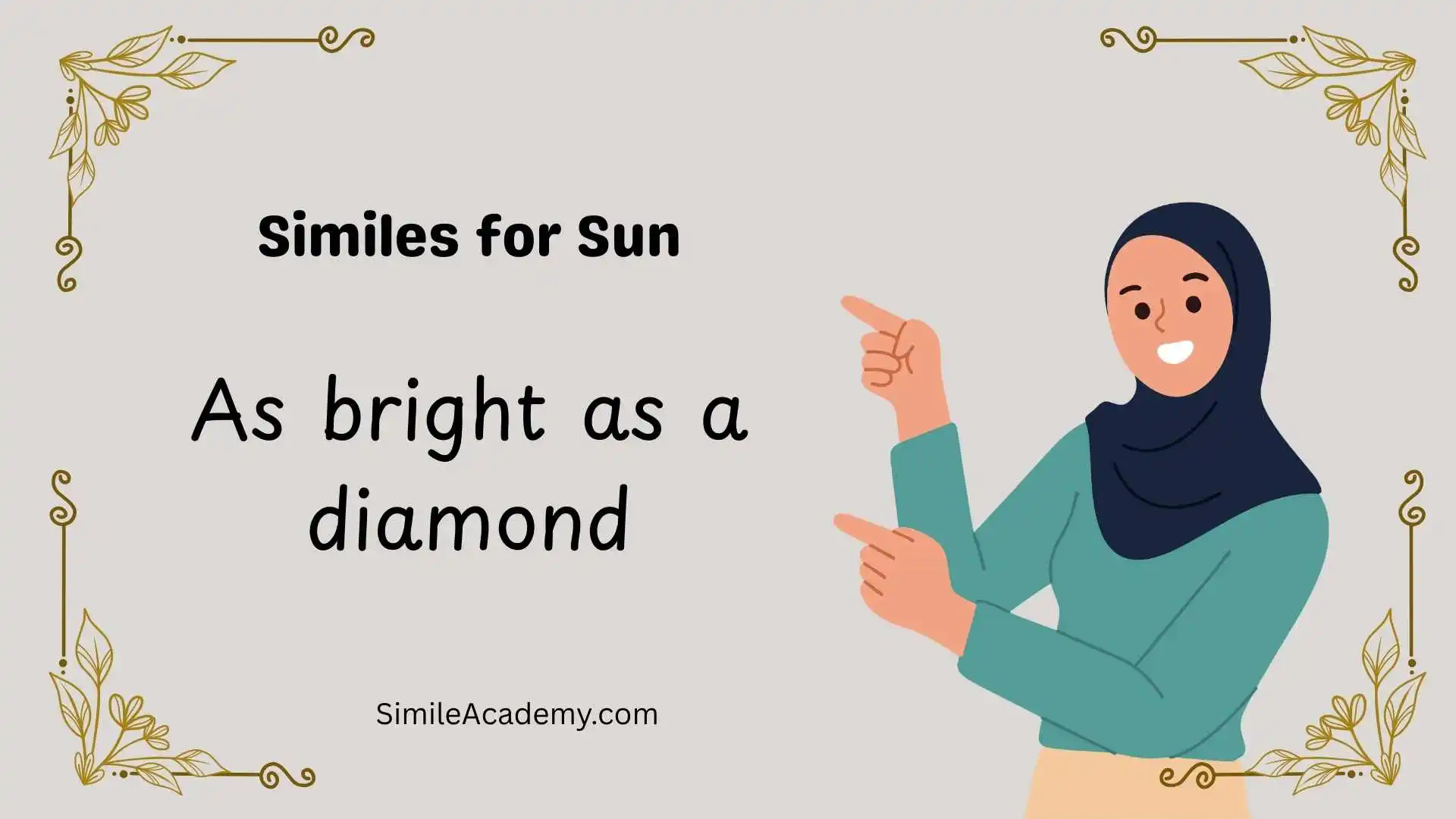Similes for Sun