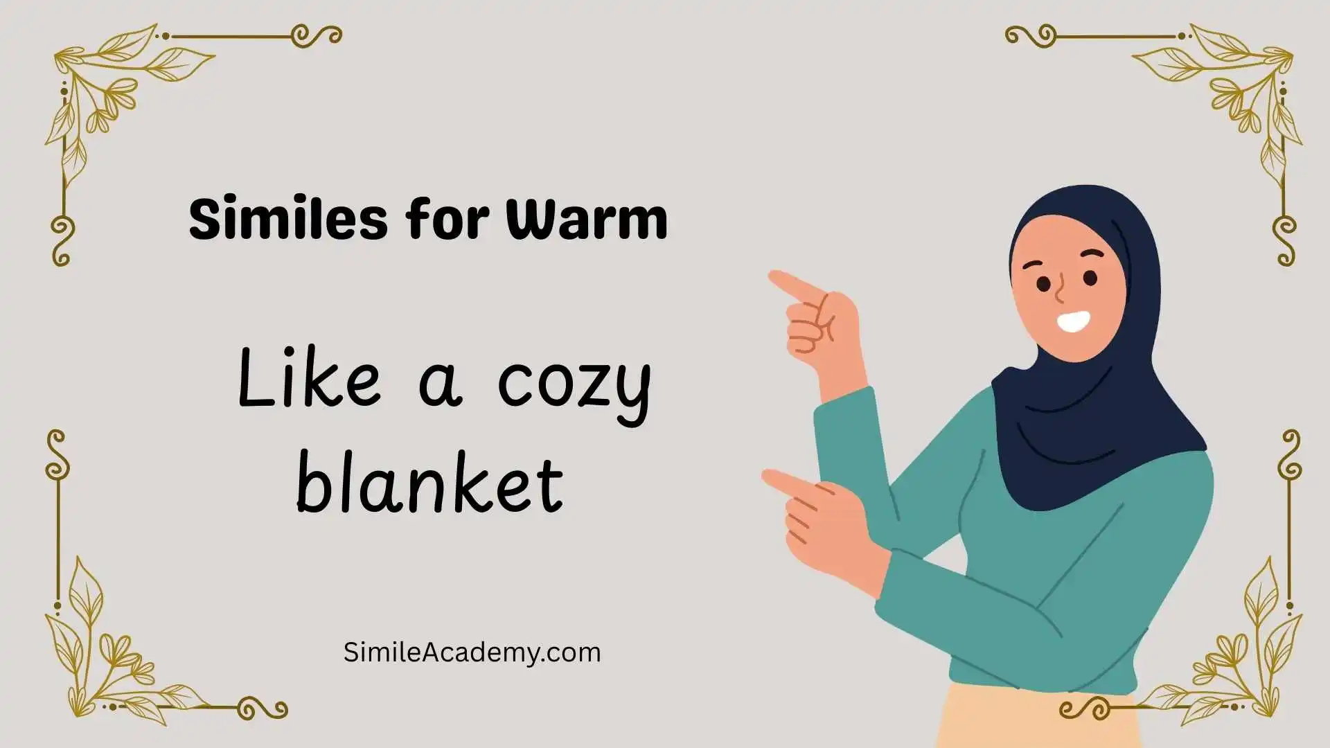 Similes for Warm