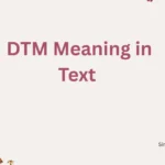 DTM Meaning in Text 