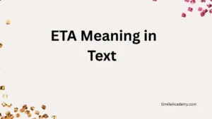 ETA Meaning in Text 