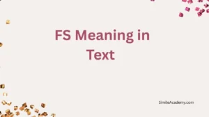 FS Meaning in Text 