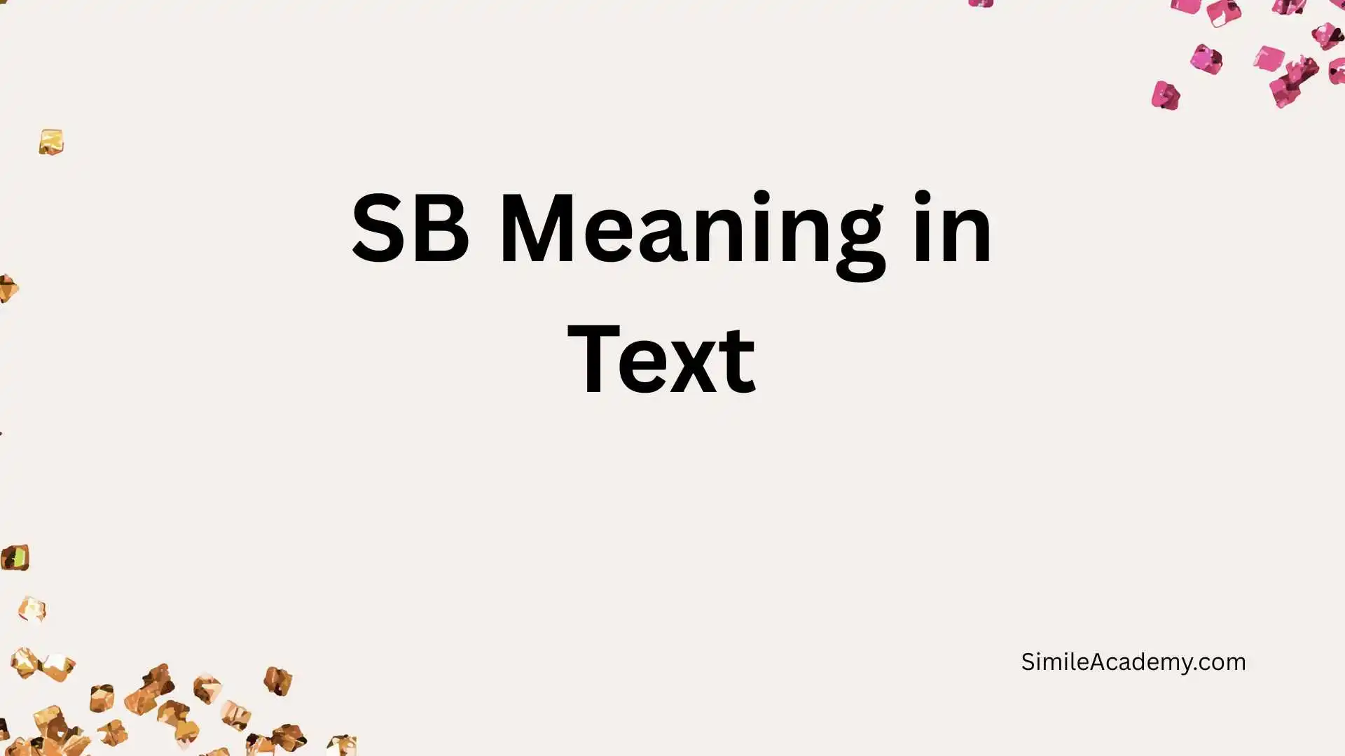 SB Meaning in Text 