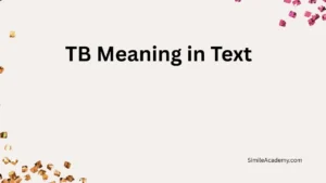 TB Meaning in Text  