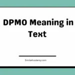 DPMO Meaning in Text