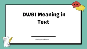 DWBI Meaning in Text 