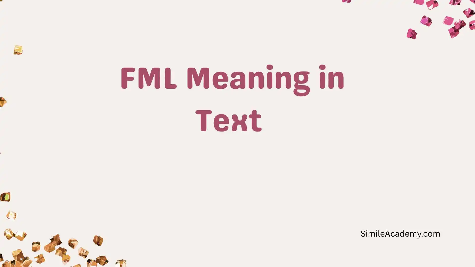 FML Meaning in Text 